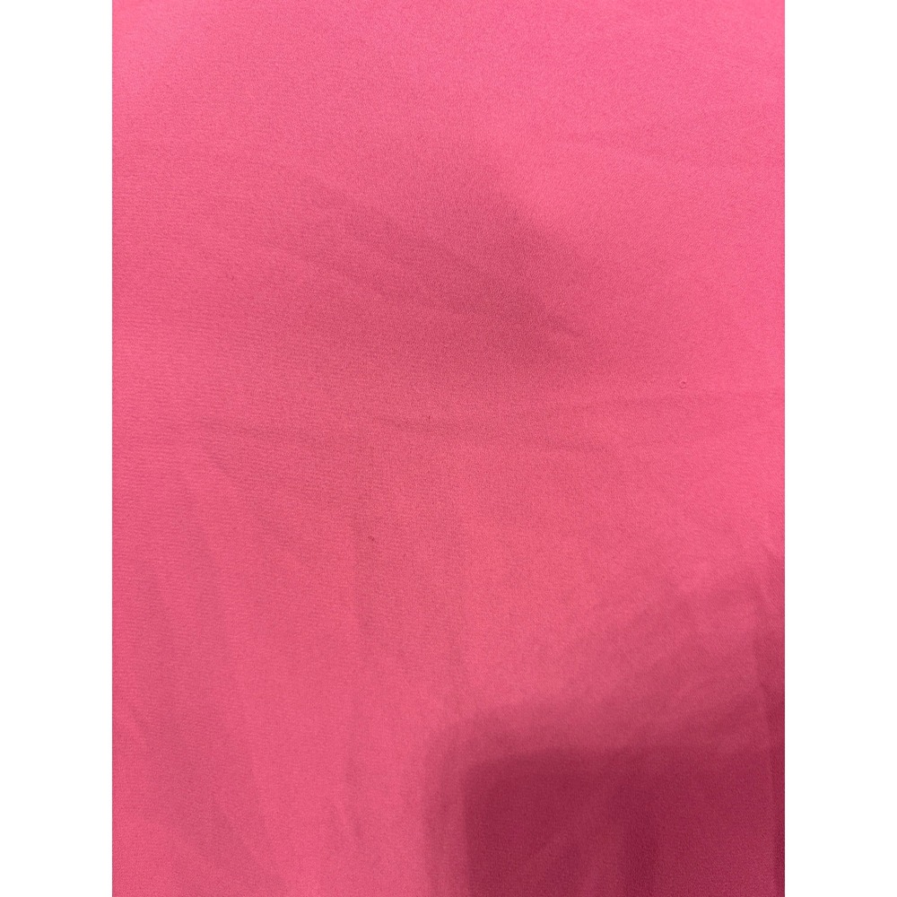 Feminine Ruffle Career Ann Taylor Button Front Blouse Women Large Pink - Picture 7 of 7